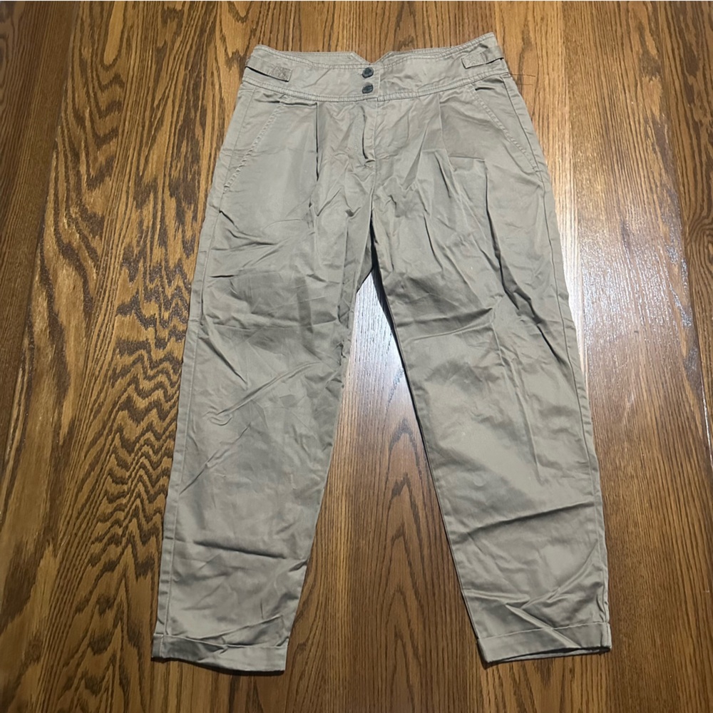 French Connection women’s khaki pants / capris pockets size 4 - Picture 1 of 6